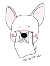 Animated French bulldog wanko Ume sticker #11982417