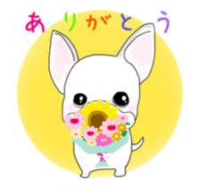 Animated French bulldog wanko Ume sticker #11982420