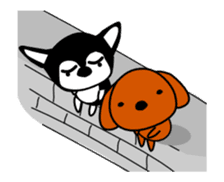 Animated Sticker Kawaii dog,Dub talk! sticker #11982431