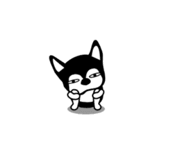 Animated Sticker Kawaii dog,Dub talk! sticker #11982437