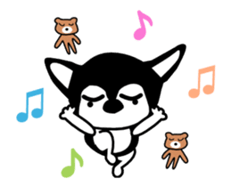 Animated Sticker Kawaii dog,Dub talk! sticker #11982443