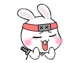Kotaro Rabbit Ninja sticker #11982520