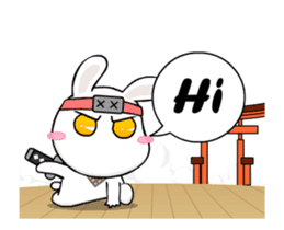 Kotaro Rabbit Ninja sticker #11982522