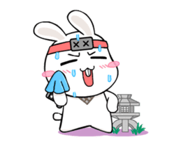 Kotaro Rabbit Ninja sticker #11982528