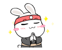 Kotaro Rabbit Ninja sticker #11982533