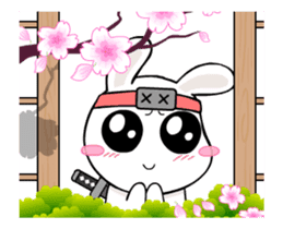 Kotaro Rabbit Ninja sticker #11982537