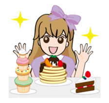 Lovely girl Lisa Animated Stickers sticker #11982625