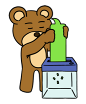 MayuKuma ~Balloon~ sticker #11982797