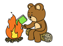 MayuKuma ~Balloon~ sticker #11982802