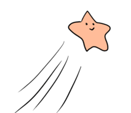 Cute star girl sticker #11982934