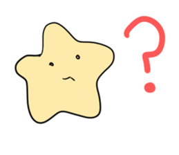 Cute star girl sticker #11982952