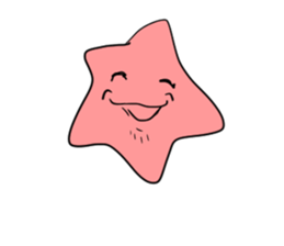 Cute star girl sticker #11982953