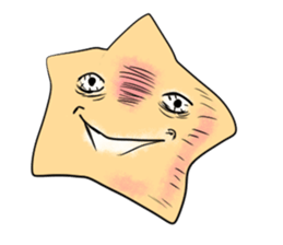 Cute star girl sticker #11982959