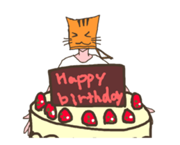 Kinchaku Cat! sticker #11983012