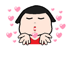 Zi little girl sticker #11983302