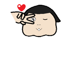 Zi little girl sticker #11983307