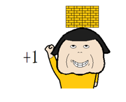 Zi little girl sticker #11983309