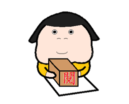 Zi little girl sticker #11983318