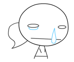 Anime! MaruMaruSankaku sticker #11983587