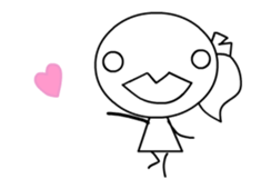 Anime! MaruMaruSankaku sticker #11983591