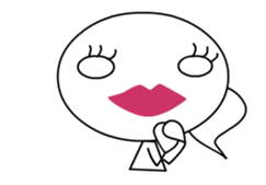 Anime! MaruMaruSankaku sticker #11983593