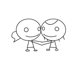 Anime! MaruMaruSankaku sticker #11983595