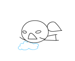 Anime! MaruMaruSankaku sticker #11983596