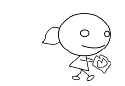 Anime! MaruMaruSankaku sticker #11983604