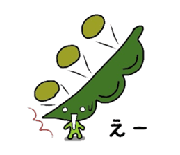 Man of green soybeans sticker #11984692