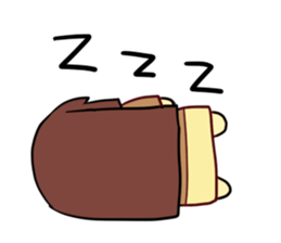 expressionless mochimochi girl sticker #11984920