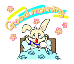 Tortoise and Rabbit sticker #11985102