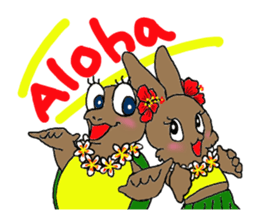 Tortoise and Rabbit sticker #11985106