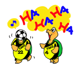 Tortoise and Rabbit sticker #11985111