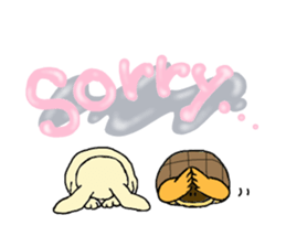 Tortoise and Rabbit sticker #11985121