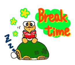 Tortoise and Rabbit sticker #11985122