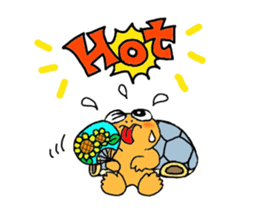 Tortoise and Rabbit sticker #11985124