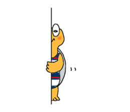 Tortoise and Rabbit sticker #11985126