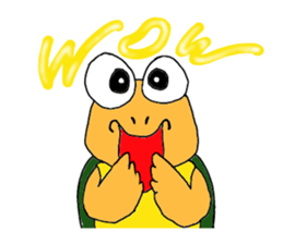 Tortoise and Rabbit sticker #11985130