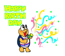 Tortoise and Rabbit sticker #11985132