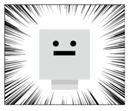 Square people sticker sticker #11985365