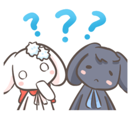 Two-sided Rabbit sticker #11985909