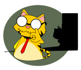 hyena man sticker #11986317