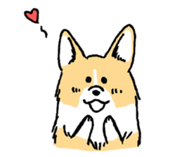corgi chan sticker #11986874