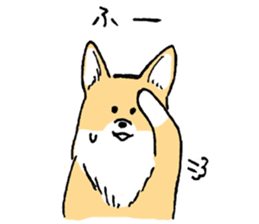 corgi chan sticker #11986886