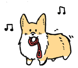 corgi chan sticker #11986903