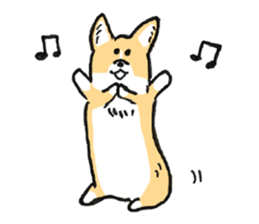corgi chan sticker #11986906