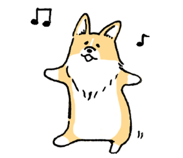 corgi chan sticker #11986907
