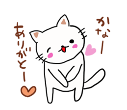 Thank you sticker to a friend. sticker #11986931