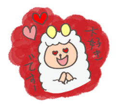 alpaca senior sticker #11986970