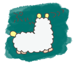 alpaca senior sticker #11986989